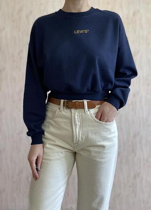 Вкорочений світшот кофта светр від levi’s 9