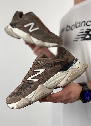 Мужские кроссовки new balance 9060 brown beige