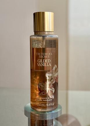 Парфумований спрей / міст victoria's secret gilded vanilla fragrance body mist залишок 130 мл