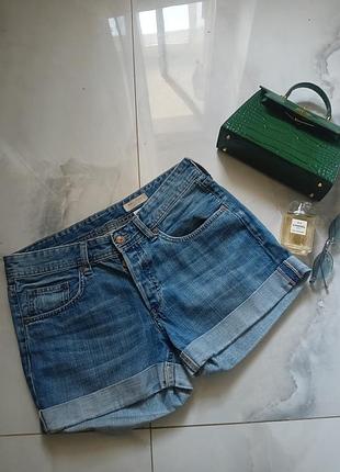 Джинсовые шорты бойфренды h&amp;m, 38