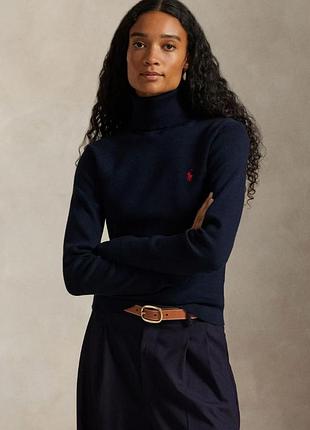 Гольф, водолазка, тонкий натуральный свитер от polo ralph lauren (сша), р.xl