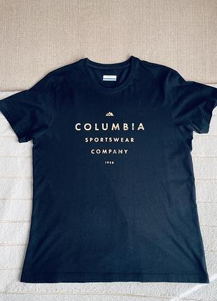 Футболка чоловіча columbia чорна розмір m,l