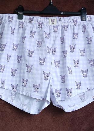 Шорты женские домашние, hello kitty and friends, 2xl,  eur 50-52,  батл