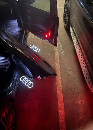Дверные проекторы с логотипом колец audi