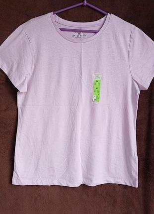 Футболка женская сиреневая, m, eur 40-42