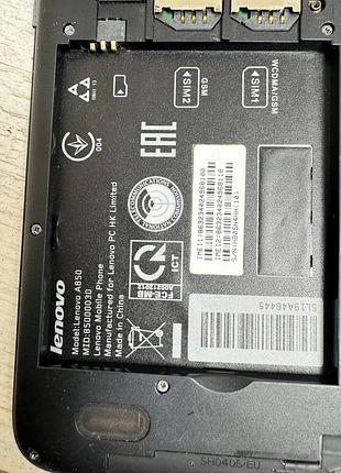 Телефон lenovo a850 8