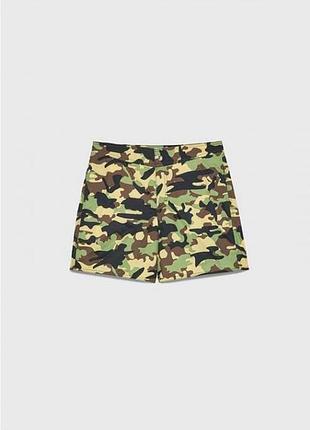 Новые шорты для плаванья zara swim trunks camo - m
