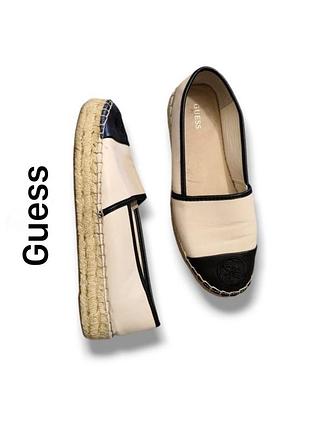 Эспадрильи guess кожа