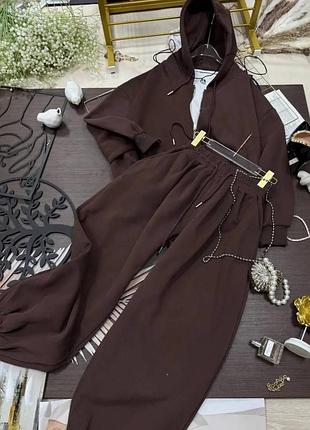 Костюм oversize : худи + джоггеры