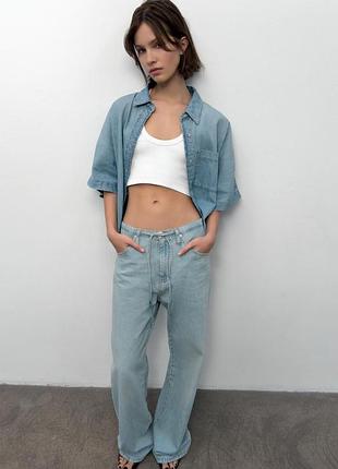 Прямі джинси zara 36р