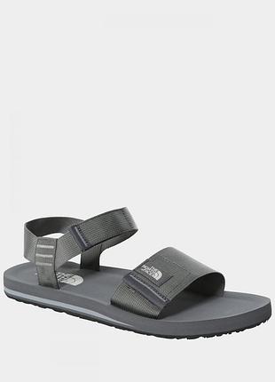 Мужские сандалии the north face explore camp sandal серого цвета