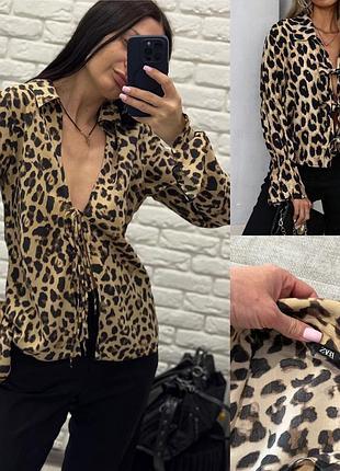Сорочка леопардова zara