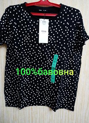 Нова жіноча бавовняна футболка👕🫛🫛🫛🫛🫛