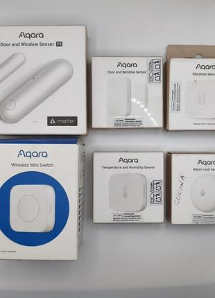 Датчики умного дома aqara zigbee / matter (двери, климат, утечка)