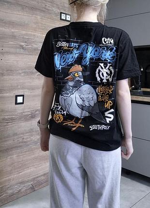 Стильна футболка southpole nyc pigeon graphic tee