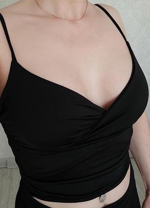 Топ женский shein из двойной эластичной ткани на xs/s/m 🔥 распродаж вещей от 25 гривен 🔥