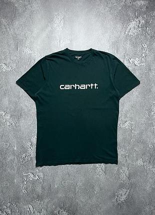 Vintage винтажная футболка carhartt кархарт big logo биг лого y2k size xl размер хл