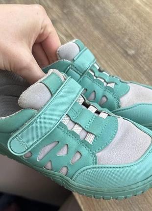 Barefoot анатомічні кросівки 29 розмір дитячі мятні бірюзові кросівки