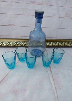 Карафинка з чарками вінтаж