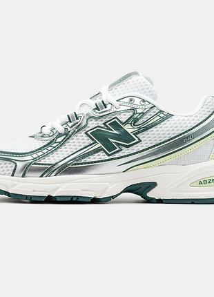 👟 кроссовки new balance 740v2 white silver green / наложка bs👟