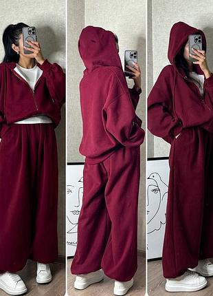 Костюм oversize : худи + джоггеры
