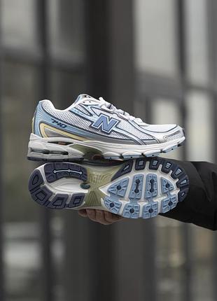 👟 кросівки new balance 740 white blue        / наложка bs👟