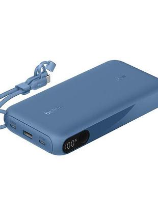 Портативное зарядное устройство belkin 20000mah 20w blue (bpb028hqbl)