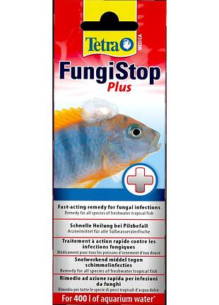 Засіб tetra medica fungi stop plus для риб лікарський для боротьби з грибковими та бактеріальними інфекціями 20 мл на 400 л