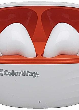 Наушники bluetooth-гарнитура б/у сolorway slim tws-5 арт.123460