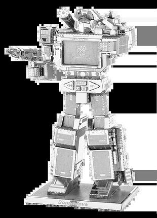 Металевий 3d конструктор "soundwave transformers", metal earth, mms302