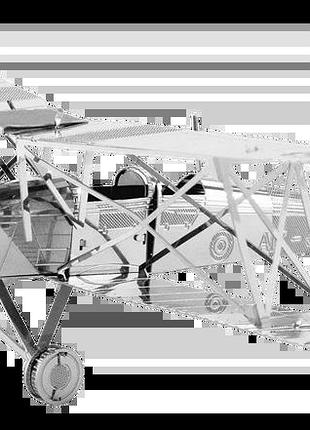 Металевий 3d конструктор "біплан tiger moth", metal earth, mms066