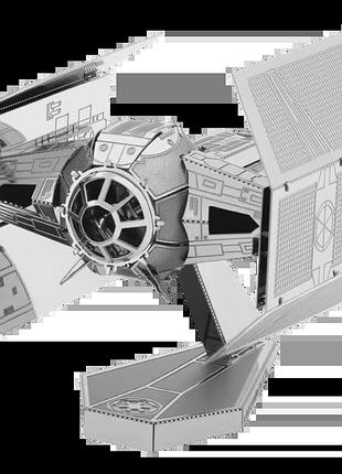 Металевий 3d конструктор "star wars darth vader`s tie fighter", metal earth, mms253