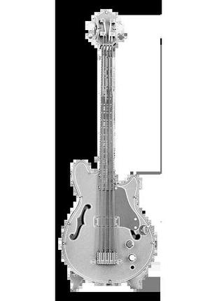 Металевий 3d конструктор "електрична бас-гітара", metal earth, mms075