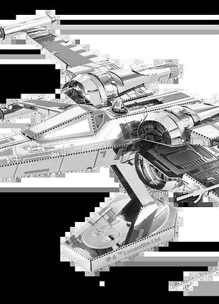 Металевий 3d конструктор "винищувач star wars poe dameron's fighter", metal earth, mms269