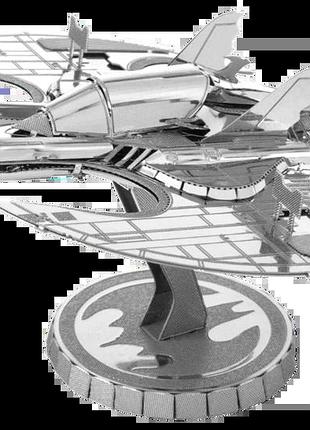 Металевий 3d конструктор "бойовий автомобіль batman 1989 batwing", metal earth, mms373