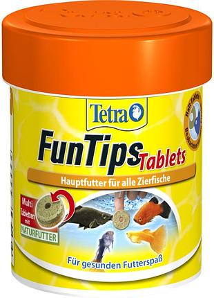 Корм сухой tetra funtips для рыб в виде клейких таблеток 75шт