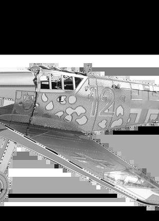 Металевий 3d конструктор "винищувач messerschmitt bf.109", metal earth, mms118