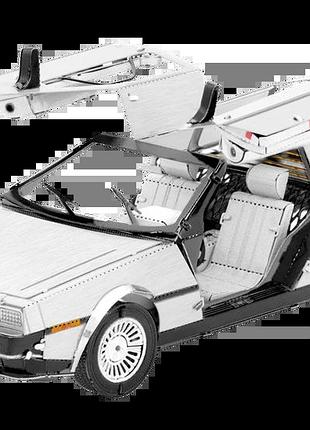 Металевий 3d конструктор "delorean", metal earth, mms181