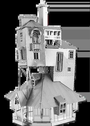 Металевий 3d конструктор "harry potter - будинок "нора", metal earth, mms444