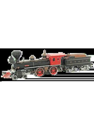 Металевий 3d конструктор "wild west 4-4-0 locomotive", metal earth, mms191