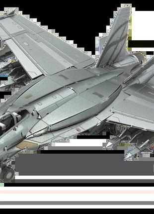 Металевий 3d конструктор "f/a-18 super hornet", metal earth, mms459