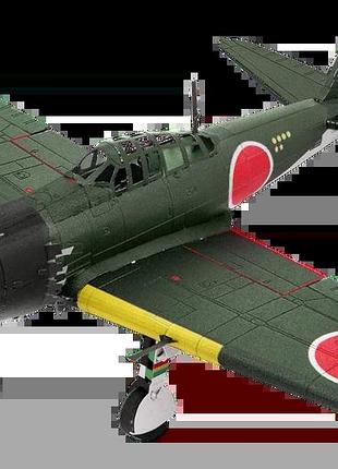 Металевий 3d конструктор "японський винищувач mitsubishi zero", metal earth, me1012