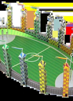 Металевий 3d конструктор "harry potter - хогвартський квідичний стадіон", metal earth, mms466