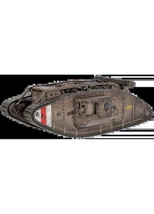 Металевий 3d конструктор "британський танк mark iv", metal earth, me1022