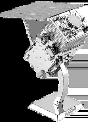 Металевий 3d конструктор "супутник worldview legion", metal earth, mms490