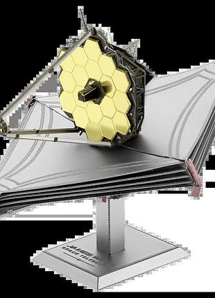 Металевий 3d конструктор "космічний телескоп "джеймс "вебб"", metal earth, mms497