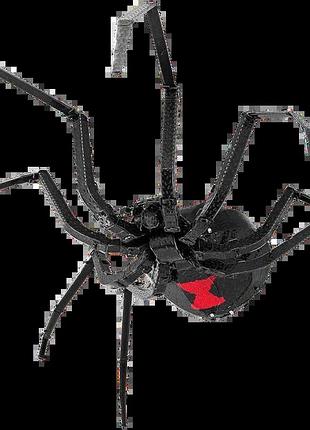 Металевий 3d конструктор "павук чорна вдова", metal earth, me1038