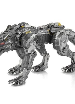 Металевий 3d конструктор "cyber wolf", metal earth, ps2020