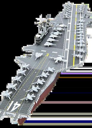 Металевий 3d конструктор "американський авіаносець uss midway", metal earth, ps2003