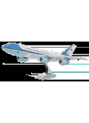 Металевий 3d конструктор "літак air force one", metal earth, me1001